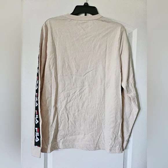 Fila Off-white Heritage Tapered Long Sleeve Tshirt - Picture 6 of 7